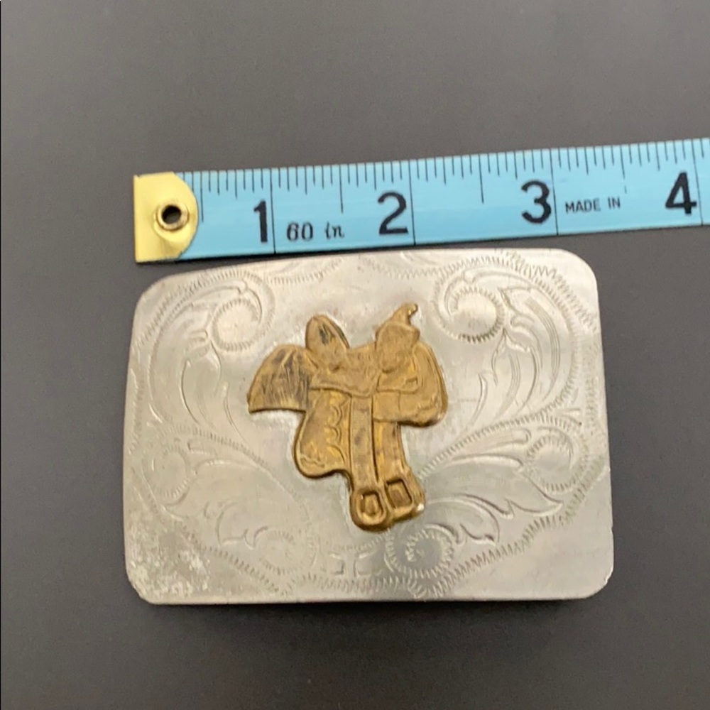 Cool vintage cowboy belt buckle - Picture 3 of 4